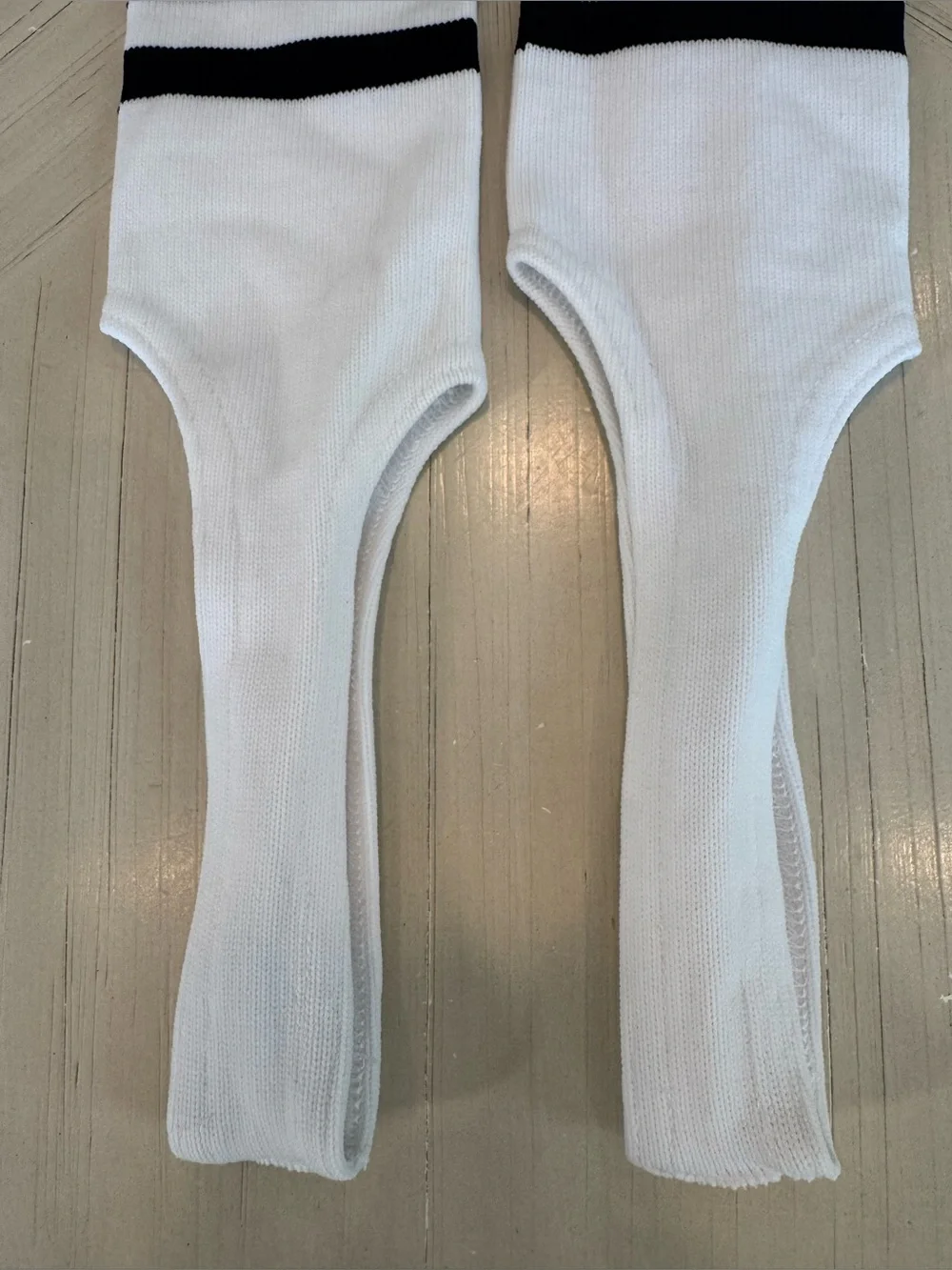 EvoShield Baseball Softball Stirrups White Black Three Stripe Adult New